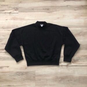 BNWT!! Forever 21 Black High Neck Crop Sweater